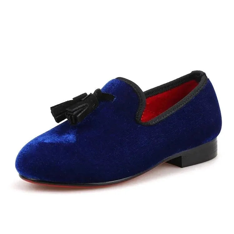 Kids Loafers Royal Blue Children's Tassel Loafer Shoes - Loafer Shoes - Guocali