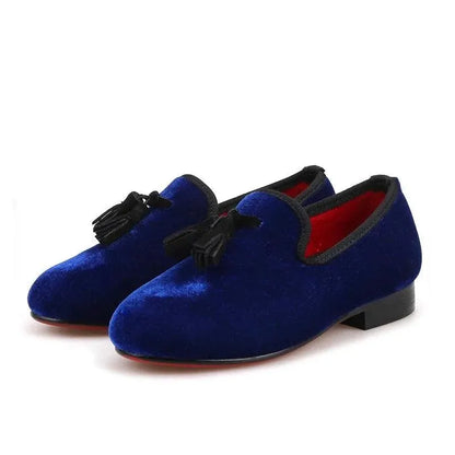 Kids Loafers Royal Blue Children's Tassel Loafer Shoes - Loafer Shoes - Guocali