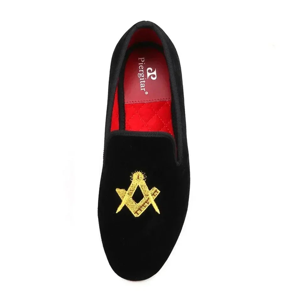 Kids Loafers Velvet Kids Loafer Shoes: Matching Parent Design with Red Sole -Guocali