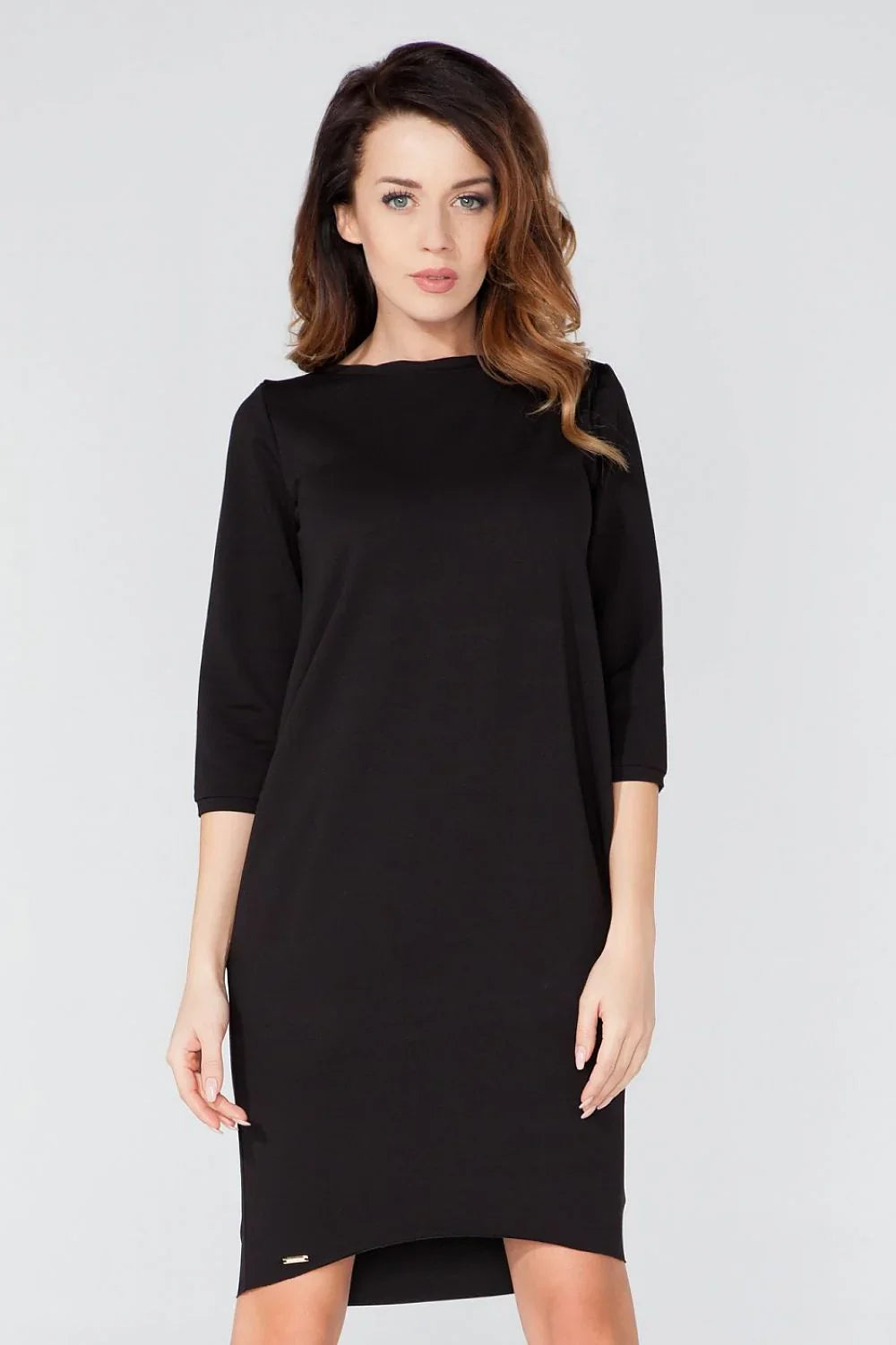 Knit Knee Length Dress Casual Everyday Comfort-Day Dress-GUOCALI
