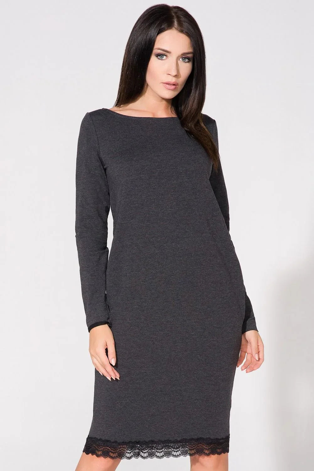 Lace Long Sleeve Dress Elegant Casual Style-Day Dress-GUOCALI