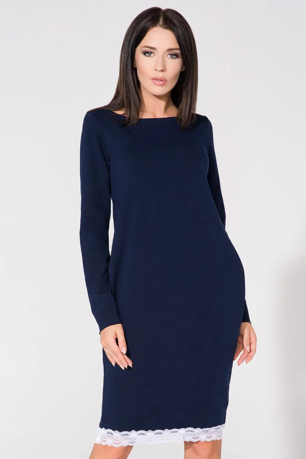 Lace Long Sleeve Dress Elegant Casual Style-Day Dress-GUOCALI