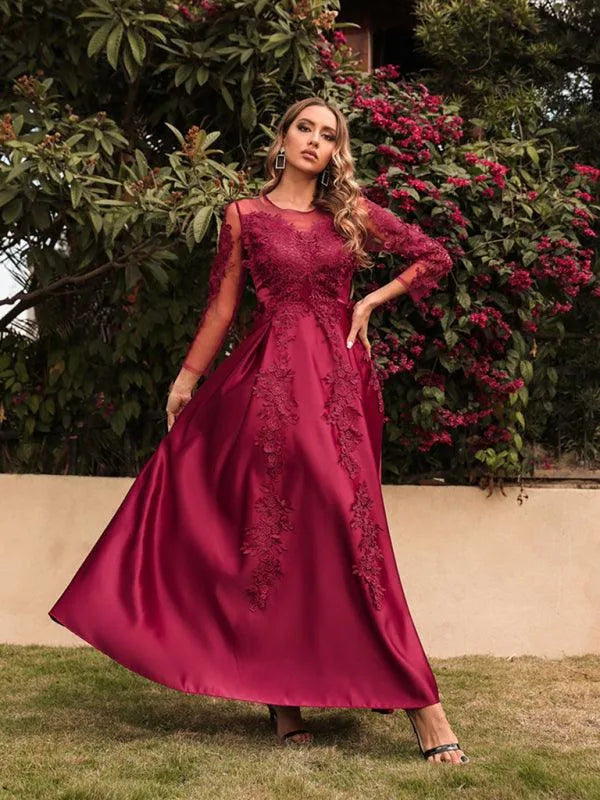 Ladies Maxi Banquet Party Dress
