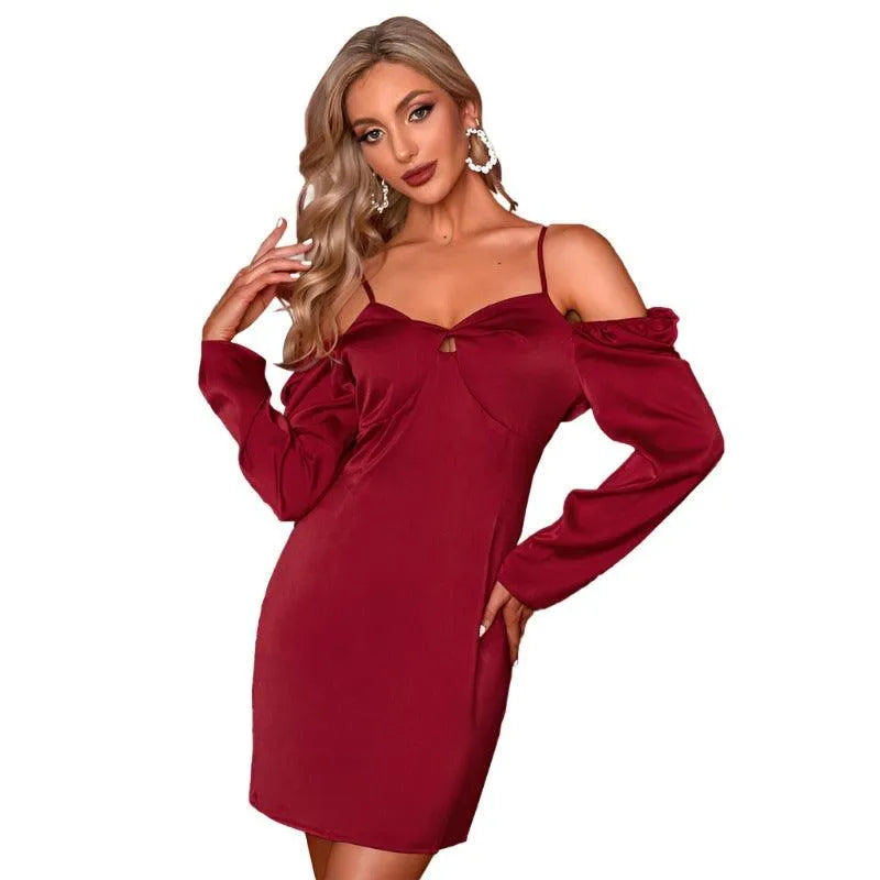 Ladies Sexy Party Mini Dress -Guocali