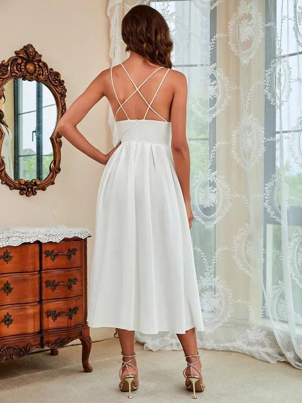 Ladies Strap Summer Dress -Guocali