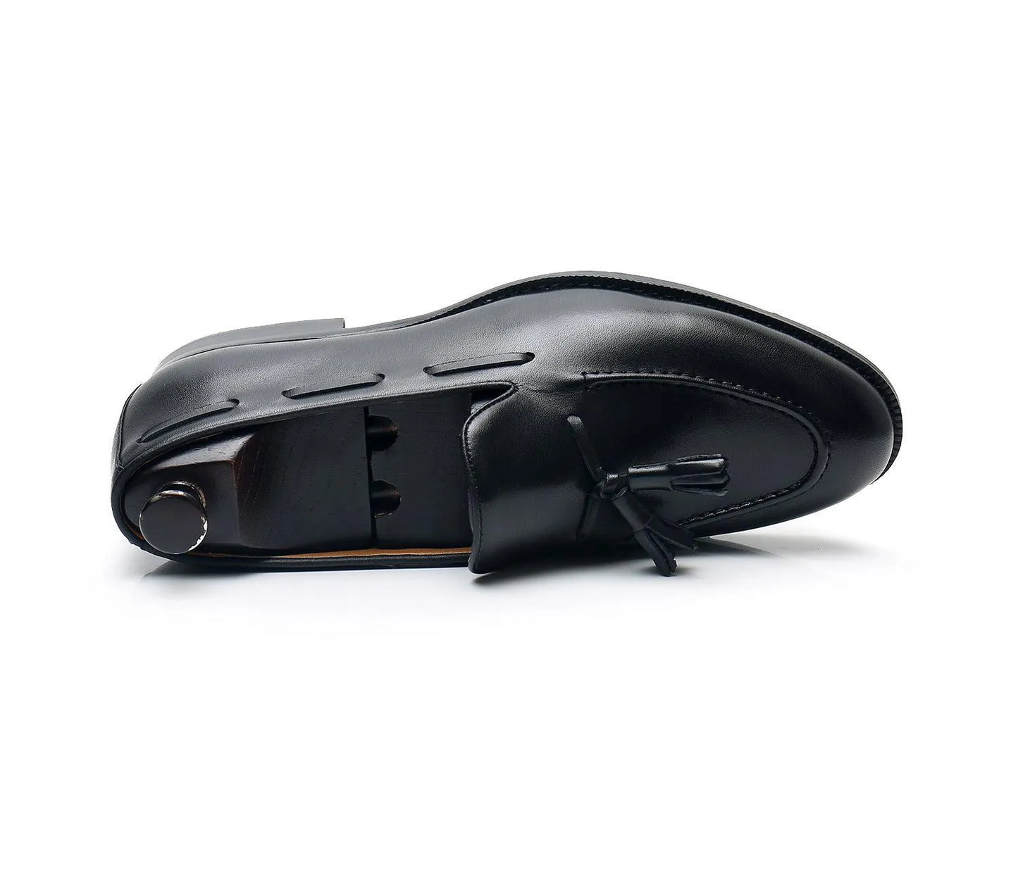 Men Tassel Dress Loafers - Slip-On Formal Dress Shoes