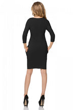 Long Sleeve Cotton Day Dress Casual Style-Day Dress-GUOCALI