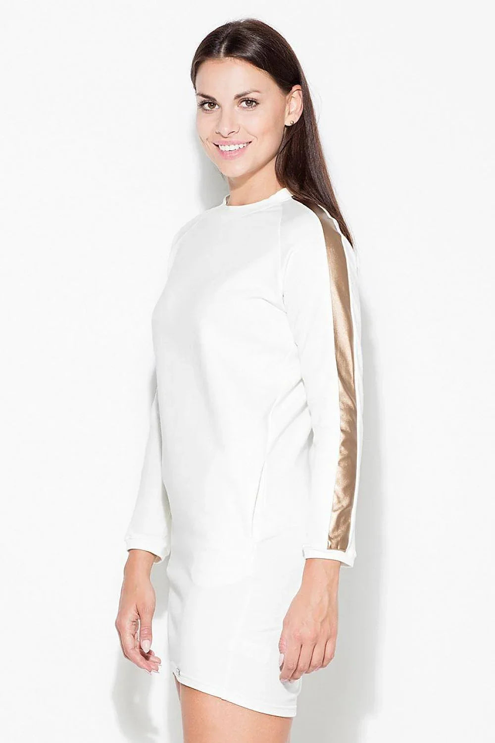 Long Sleeve Mini Evening Dress Elegant Style-Day Dress-GUOCALI