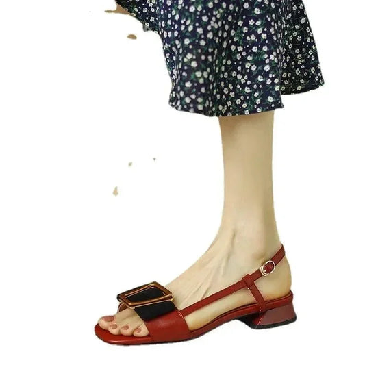 Low Heel Women Sandals -Guocali