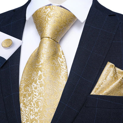 Luxury Paisley Necktie Set -Guocali