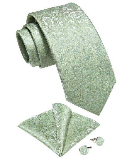 Luxury Paisley Necktie Set -Guocali