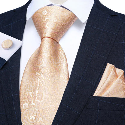 Luxury Paisley Necktie Set -Guocali