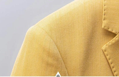 Men Blazer - 1-Button Business -Guocali