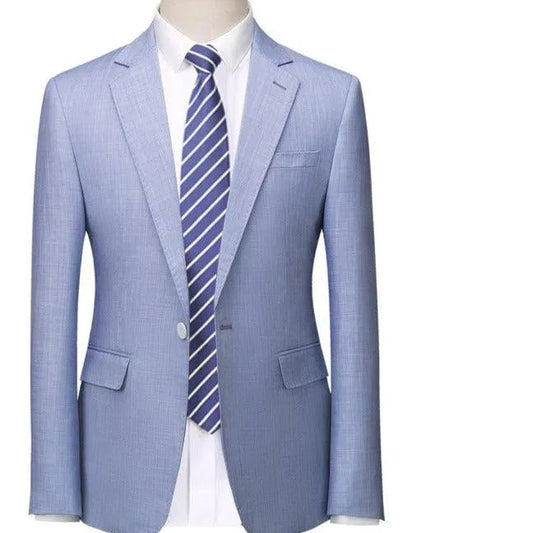 Men Blazer - 1-Button Business -Guocali