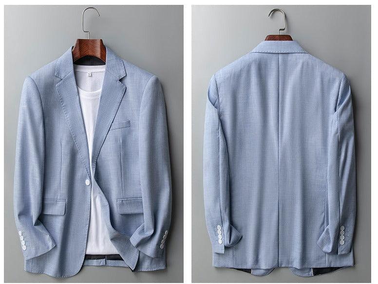 Men Blazer - 1-Button Business - Men Blazer - Guocali