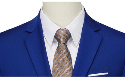 Men Blazer - 1-Button Style Blue Blazer - Men Blazer - Guocali