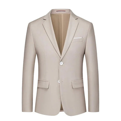 Men Blazer - 2-Button Formal Blazer -Guocali