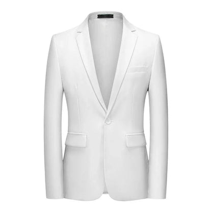Men Blazer - 2-Button Formal Blazer -Guocali