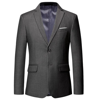 Men Blazer - 2-Button Formal Blazer -Guocali