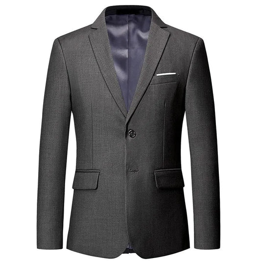 Men Blazer - 2-Button Formal Blazer -Guocali