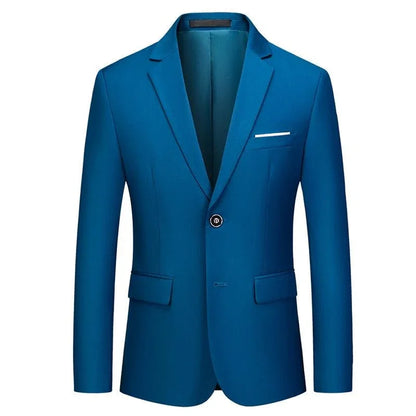 Men Blazer - 2-Button Formal Blazer -Guocali