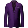 Men Blazer - 2-Button Formal Blazer -Guocali