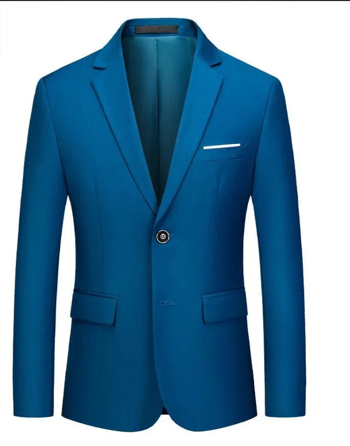 Men Blazer - 2-Button Formal Blazer -Guocali