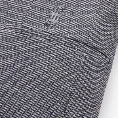 Men Blazer - Grey Slim Fit Blazer -Guocali