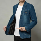 Men Blazer - Lightweight Suit Jacket