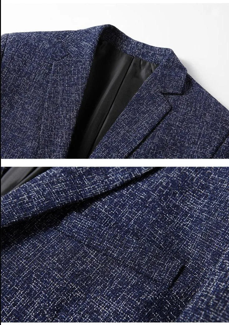 Men Blazer - Marl Formal Blazer -Guocali
