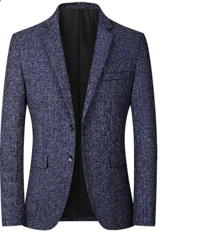 Men Blazer - Marl Formal Blazer -Guocali