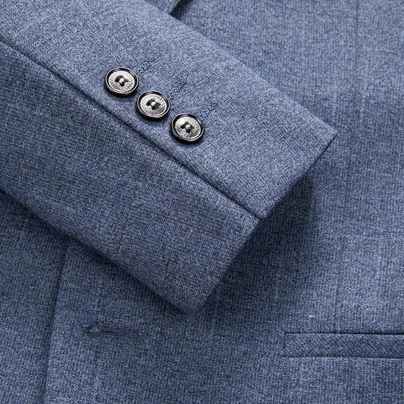 Men Blazer - Striped Formal Blazer -Guocali