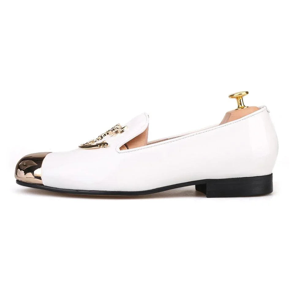 Men Casual Dress Slipper Loafers - Slip-On Flat Shoes