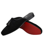 Men Casual Tassel Slipper Dress Loafers - Slip-On Slipper Loafers
