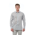 Men Cotton Long Sleeves Regular Fit Dress Shirt – Breathable, White