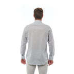 Men Cotton Long Sleeves Regular Fit Dress Shirt – Breathable, White