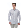 Men Cotton Long Sleeves Regular Fit Dress Shirt – Stretchable, Red