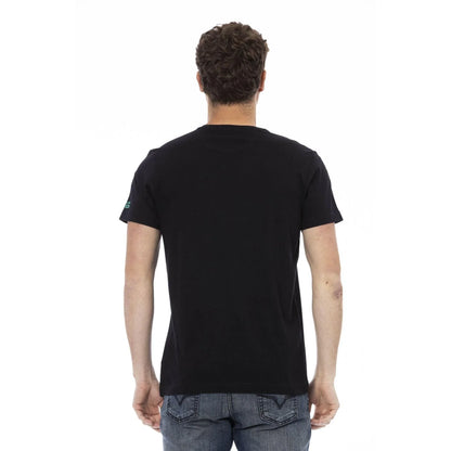 Men Crew-Neck Short-Sleeves T-Shirt – Breathable - Black -Guocali
