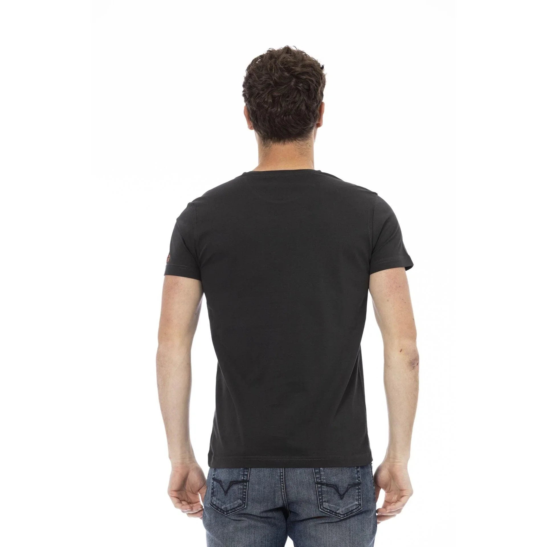 Men Crew-Neck Short-Sleeves T-Shirt – Breathable - Black -Guocali