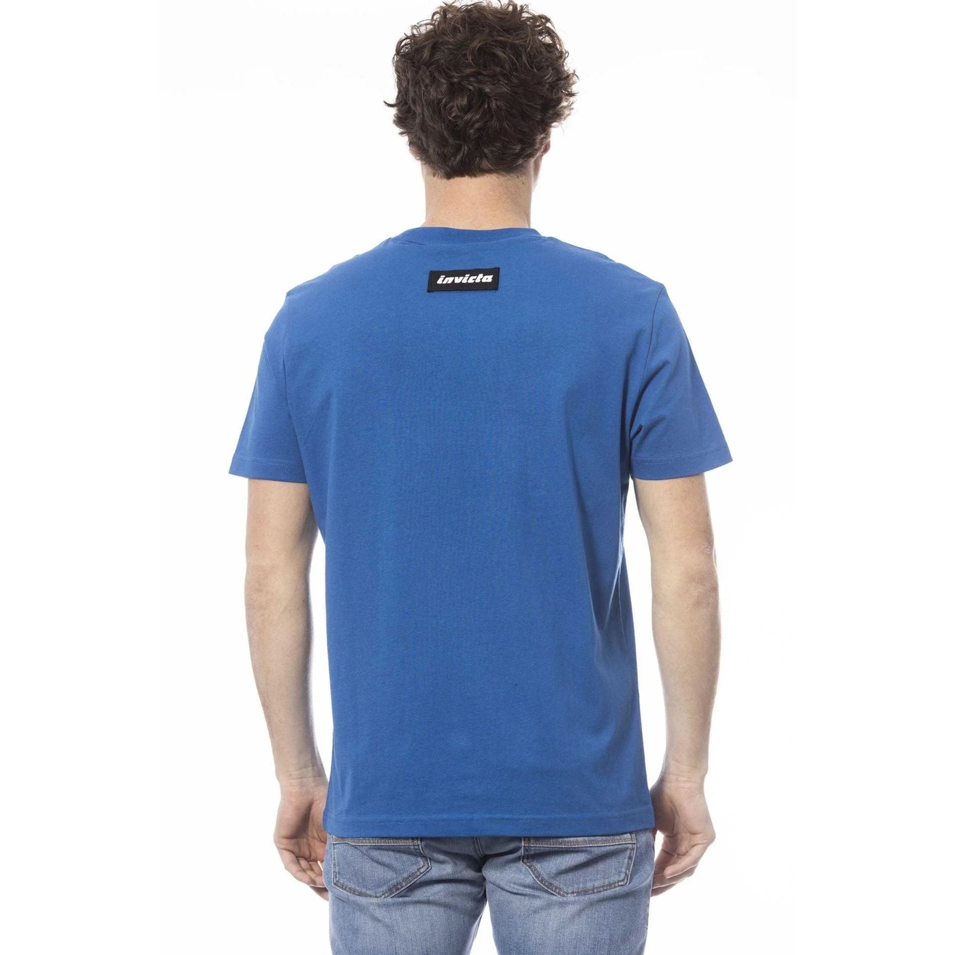 Men Crew-Neck Short-Sleeves T-Shirt – Breathable - Blue -Guocali