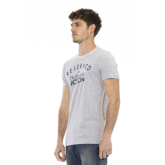 Men Crew-Neck Short-Sleeves T-Shirt – Breathable - Gray -Guocali