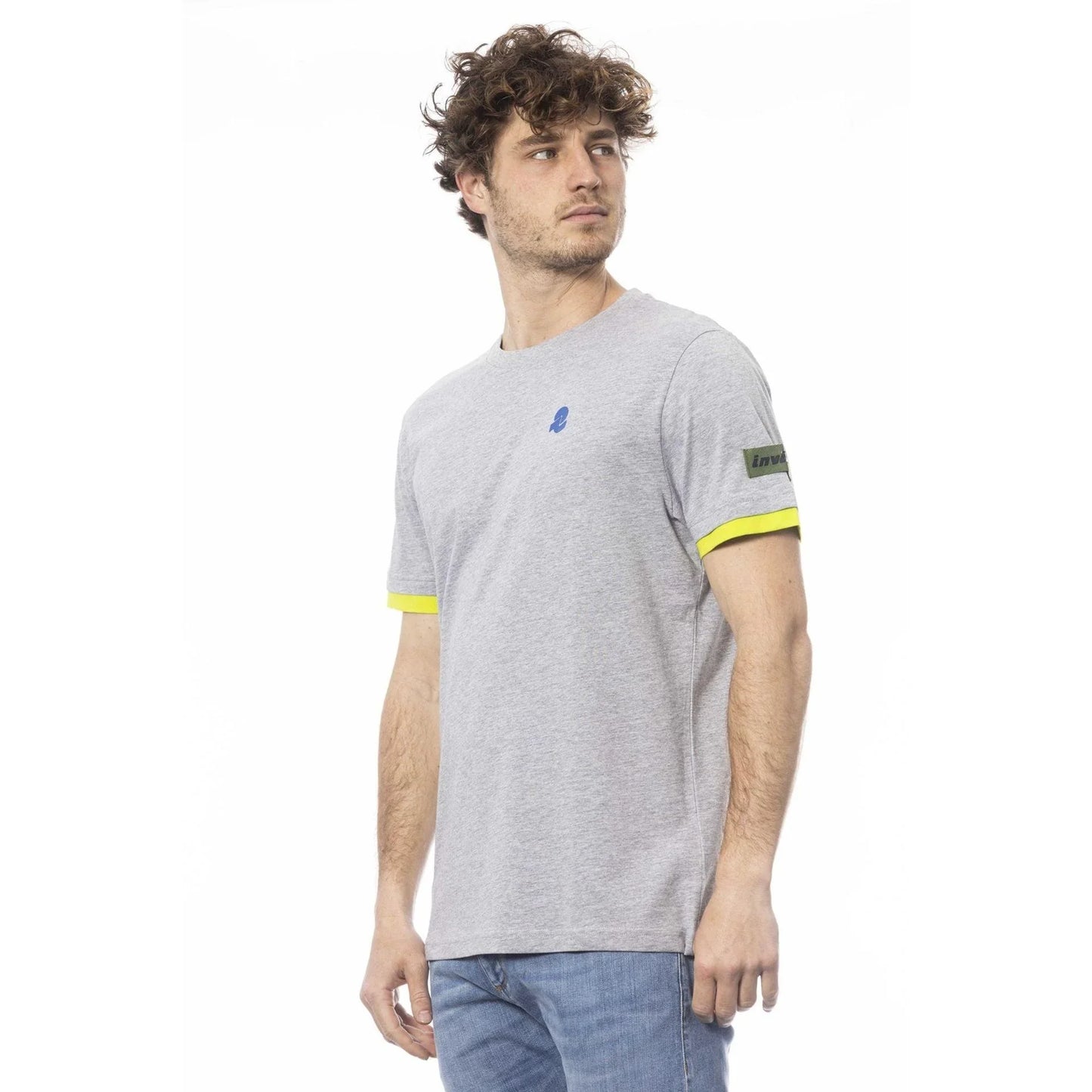 Men Crew-Neck Short-Sleeves T-Shirt – Breathable - Gray, Yellow, Blue -Guocali