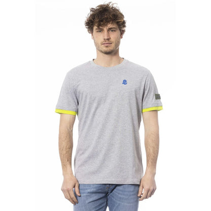 Men Crew-Neck Short-Sleeves T-Shirt – Breathable - Gray, Yellow, Blue -Guocali