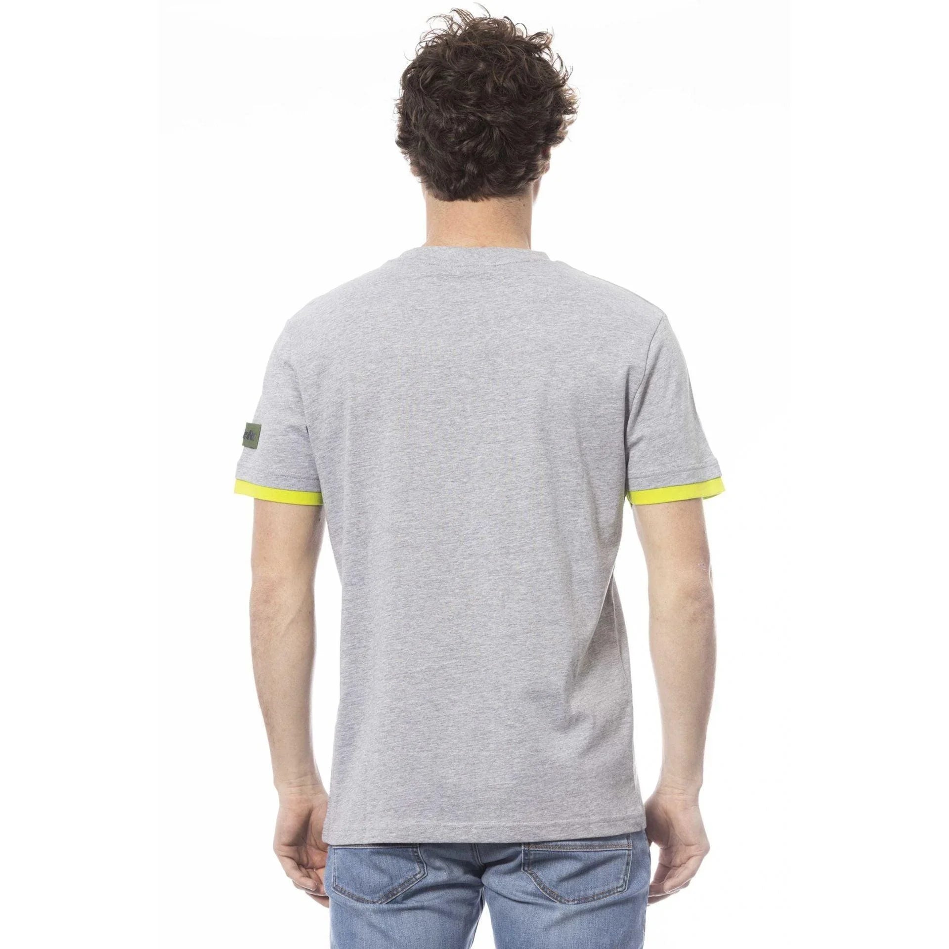 Men Crew-Neck Short-Sleeves T-Shirt – Breathable - Gray, Yellow, Blue -Guocali