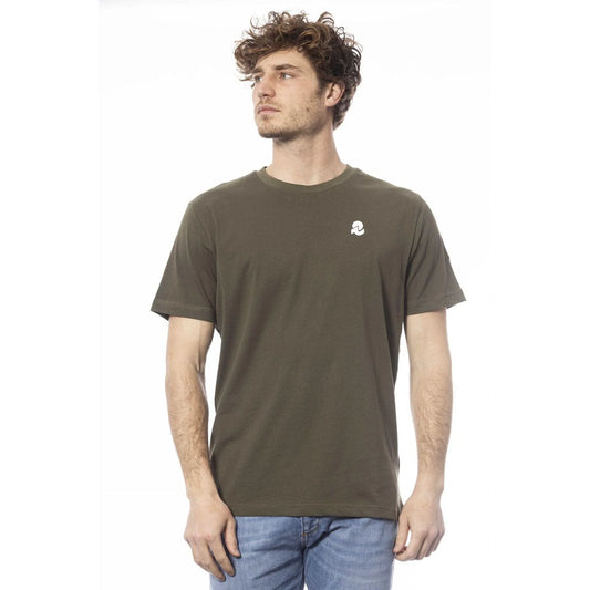 Men Crew-Neck Short-Sleeves T-Shirt – Breathable - Green -Guocali