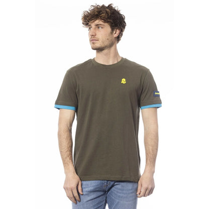 Men Crew-Neck Short-Sleeves T-Shirt – Breathable - Green -Guocali