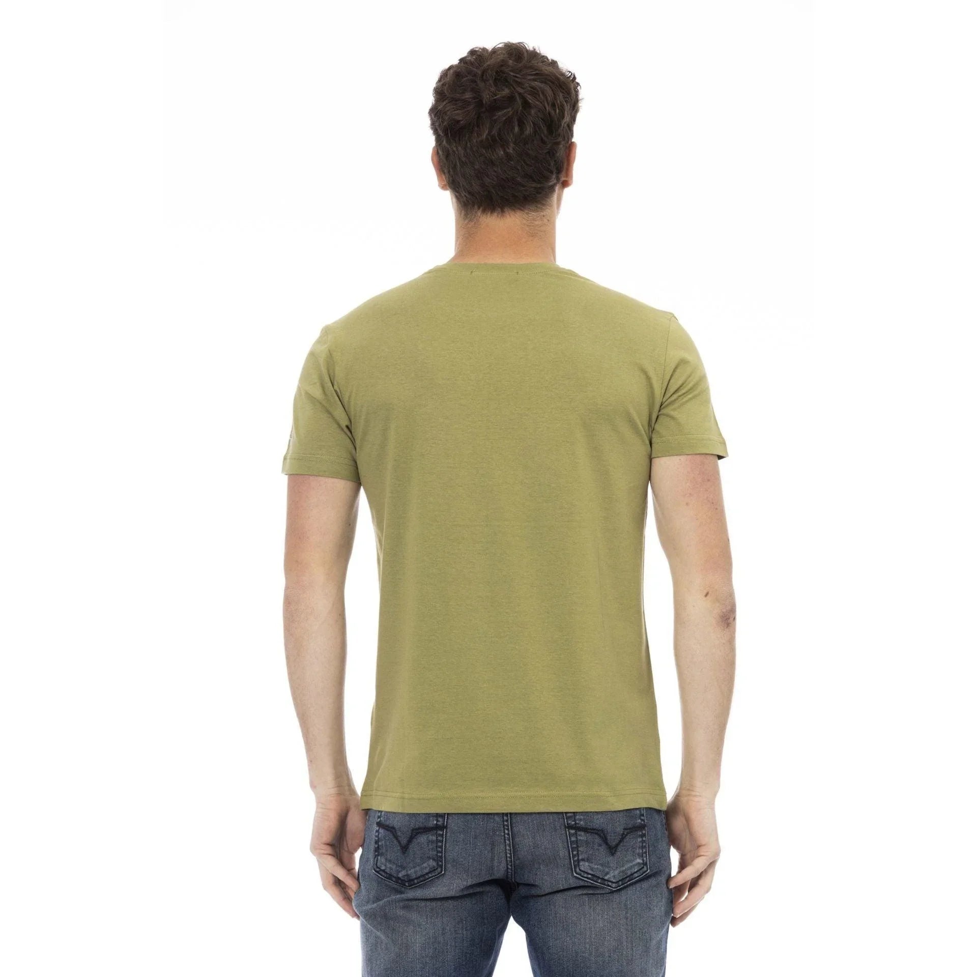 Men Crew-Neck Short-Sleeves T-Shirt – Breathable - Green -Guocali