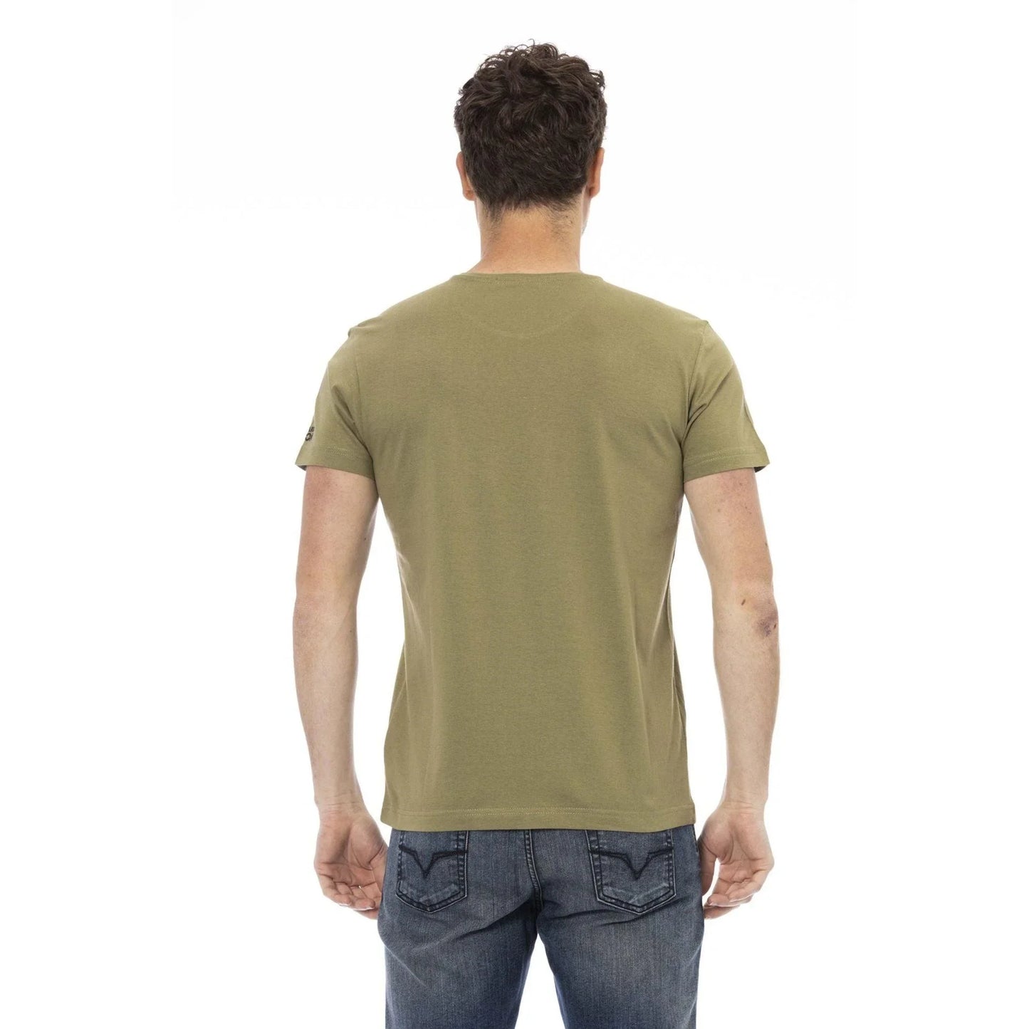 Men Crew-Neck Short-Sleeves T-Shirt – Breathable - Green -Guocali