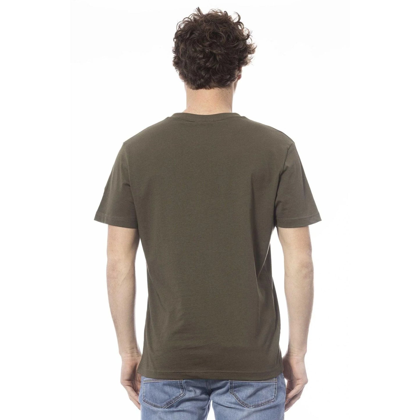 Men Crew-Neck Short-Sleeves T-Shirt – Breathable - Green -Guocali