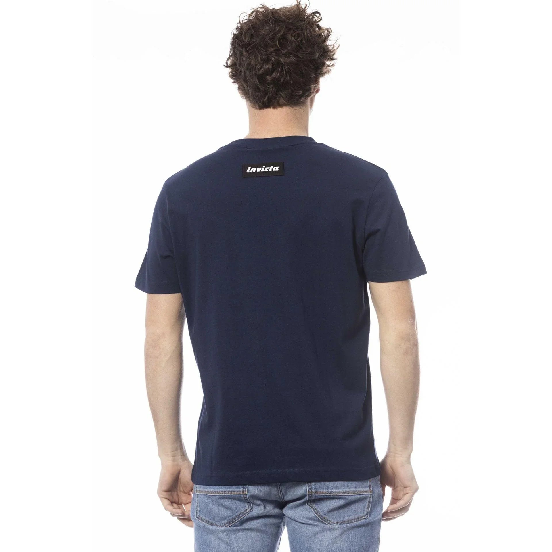 Men Crew-Neck Short-Sleeves T-Shirt – Breathable - Navy, Blue -Guocali